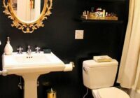 35 Stunning Gold and White Bathroom Remodel Design BathRemodeling