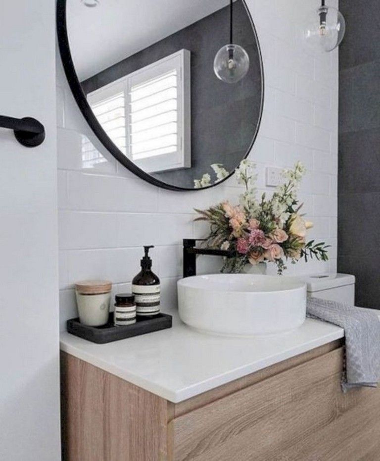 40+ Beautiful Bathroom Sink Decorating Ideas Bathroom sink decor