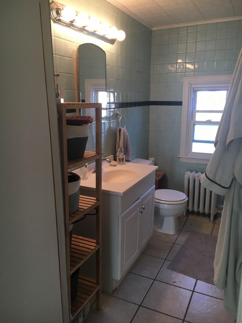 Bathroom Gut and Remodel from around 2 years ago! handmade crafts 