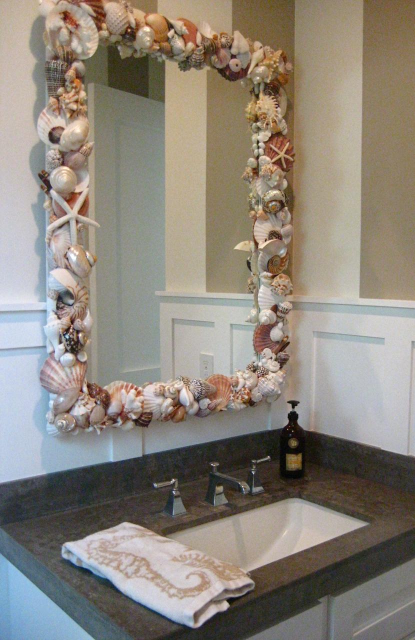 Decorating With Seashells In Bathroom Home Design Ideas