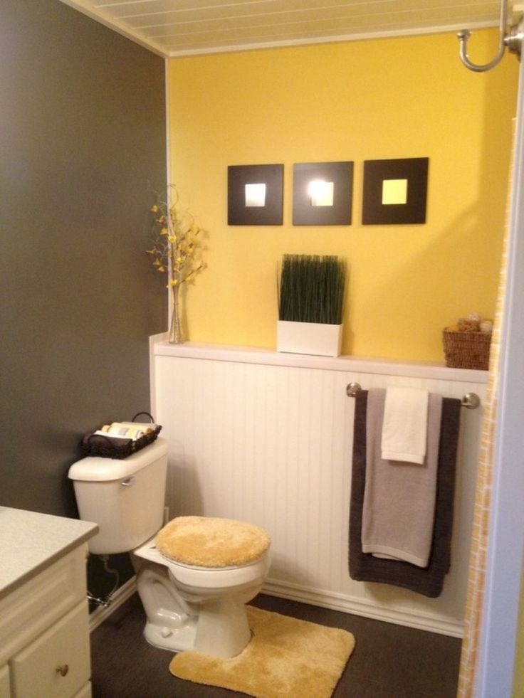50+ Beautiful Yellow White Bathroom Ideas Home Decor Ideas Yellow