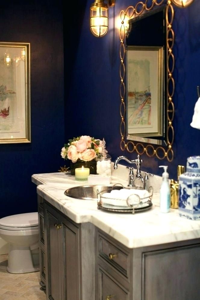Royal Blue Blue Bathroom Decor