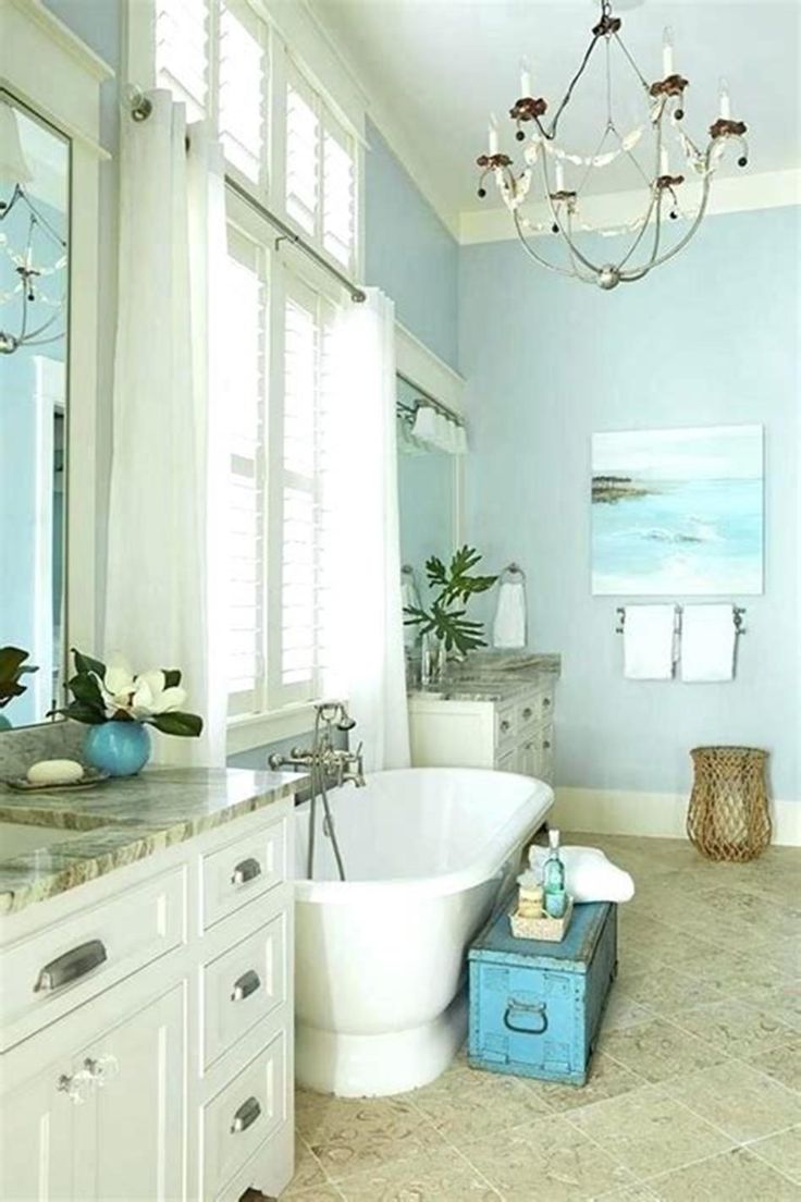 50 Amazing Beach Style bathroom Design and Decor Ideas 35 Beach