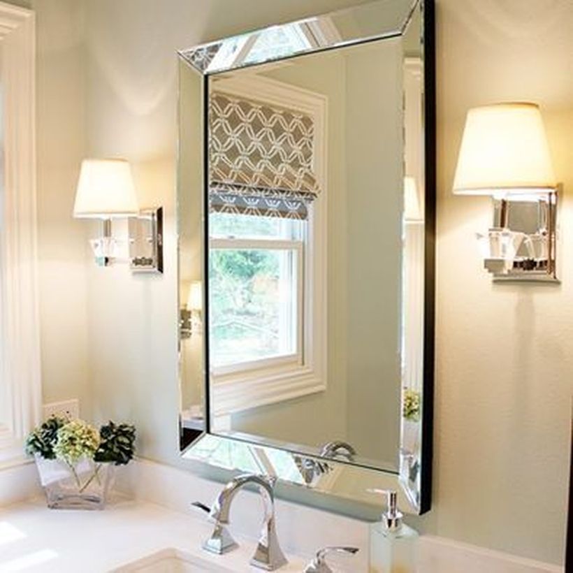 54 Magnificent Mirror Bathroom Design Ideas For Home DECOONA