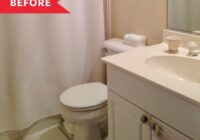 Before and After A Plain ‘90s Bathroom Gets a NoReno Transformation