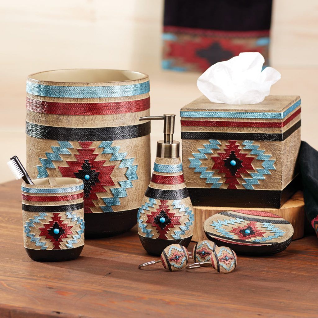 Ahote Native American Bath Accessories Western bathroom accessories