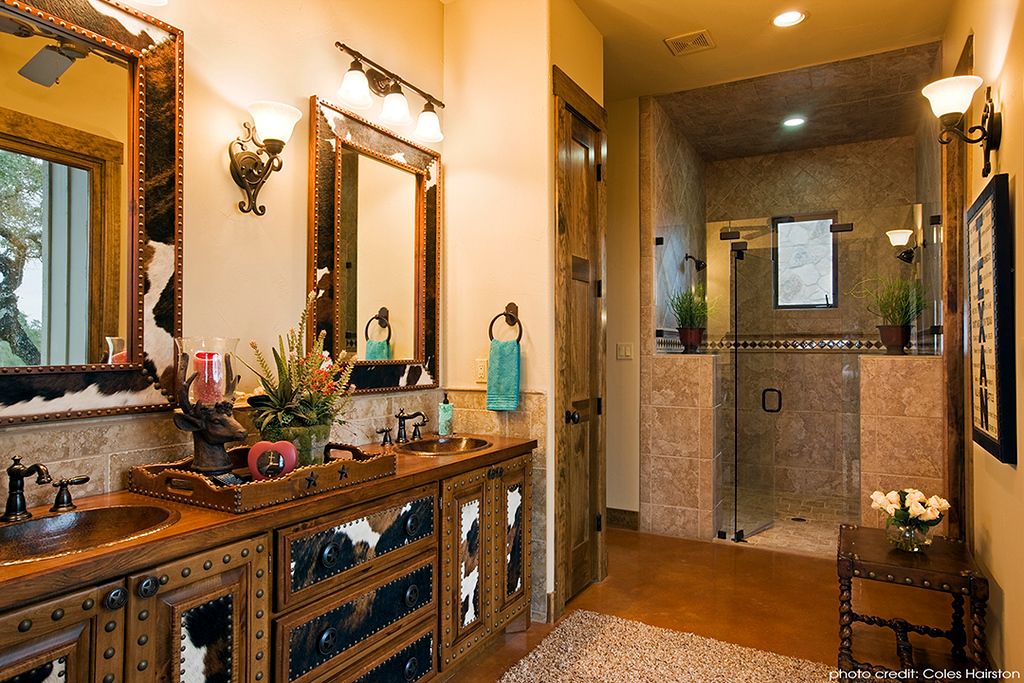 See more Western bathrooms, Ranch house designs, Western bathroom decor