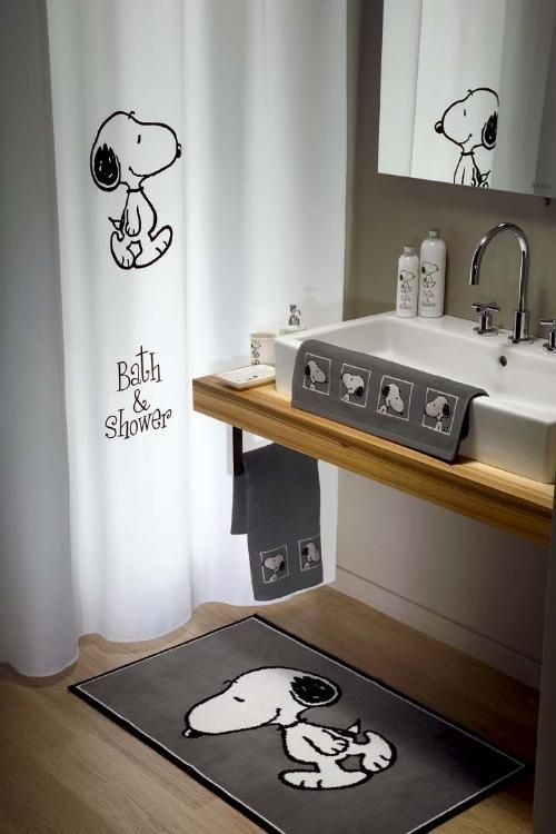Snoopy Bathroom Accessories Snoopy, Peanuts gang, Bathroom sets