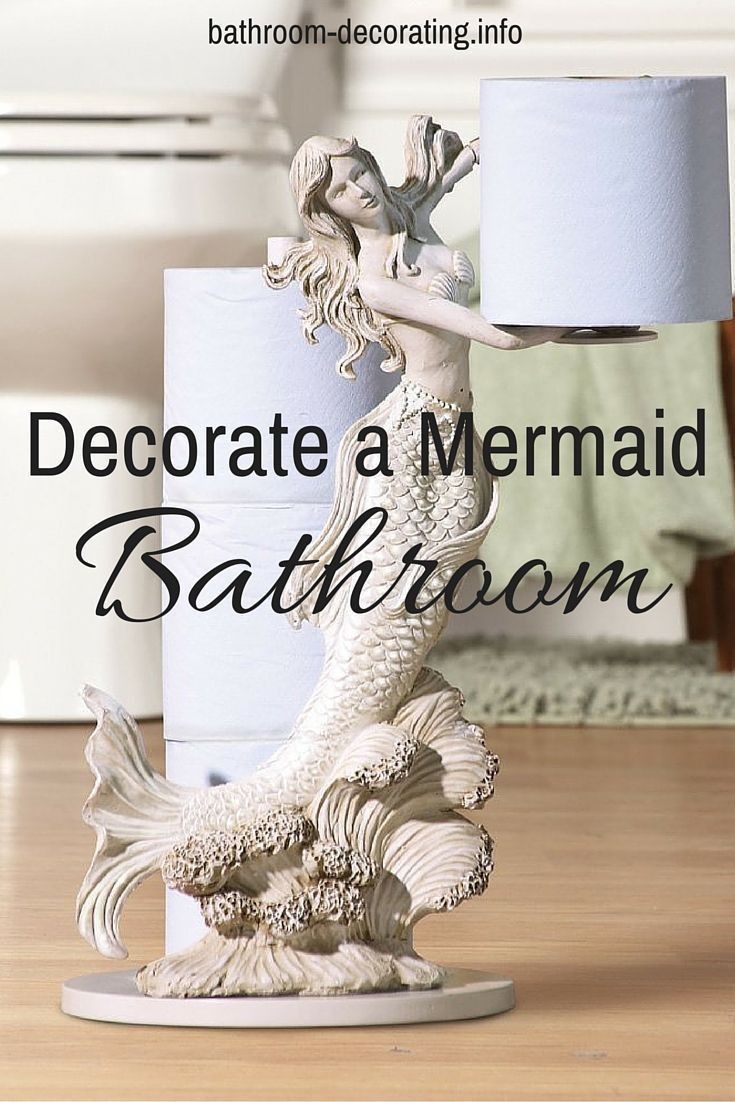 Mermaid Bathroom Decor, Mermaid Room, Beach Bathroom Decor, Mermaid