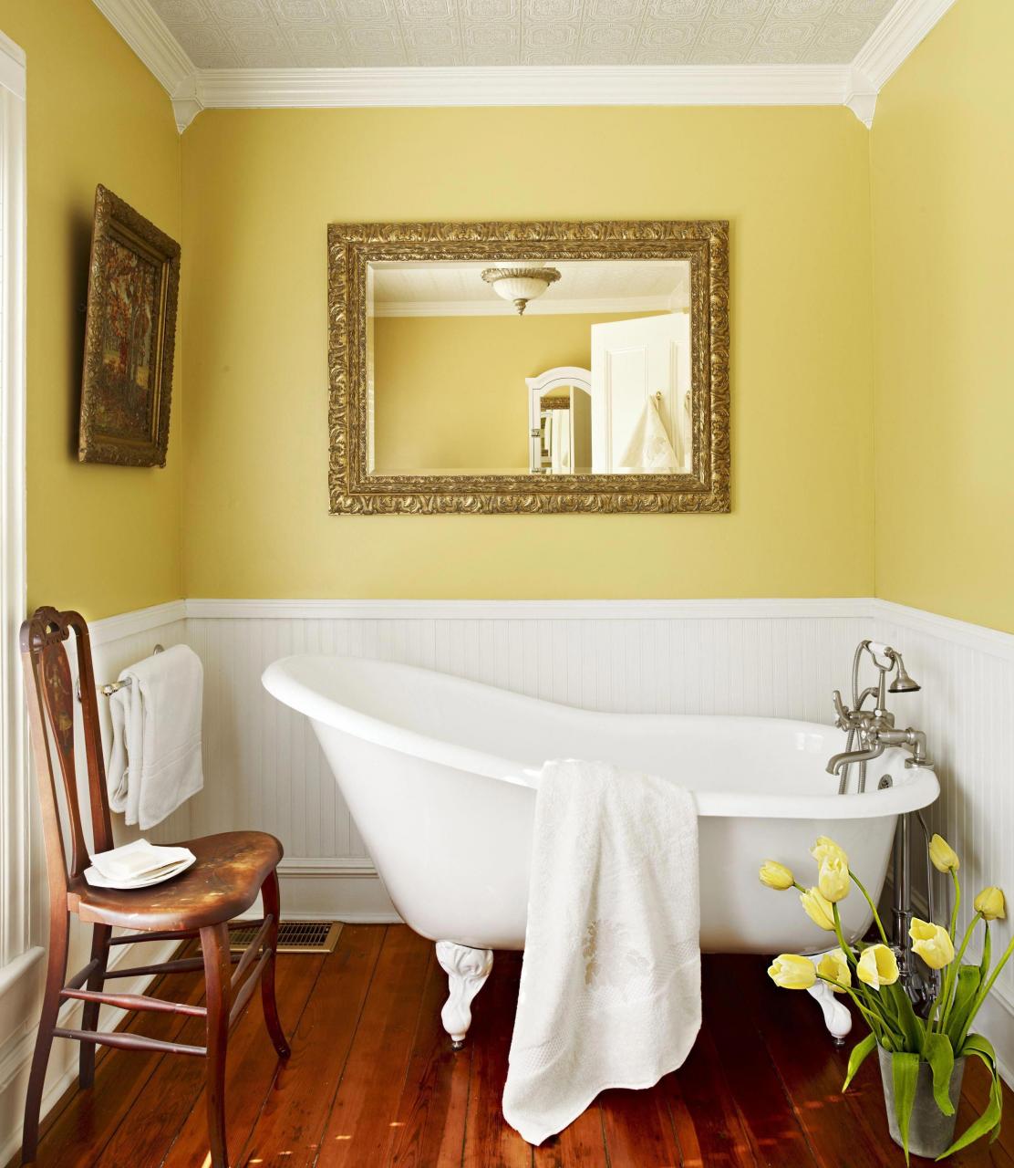 This might interest you. Bathroom Remodel Flooring in 2020 Yellow