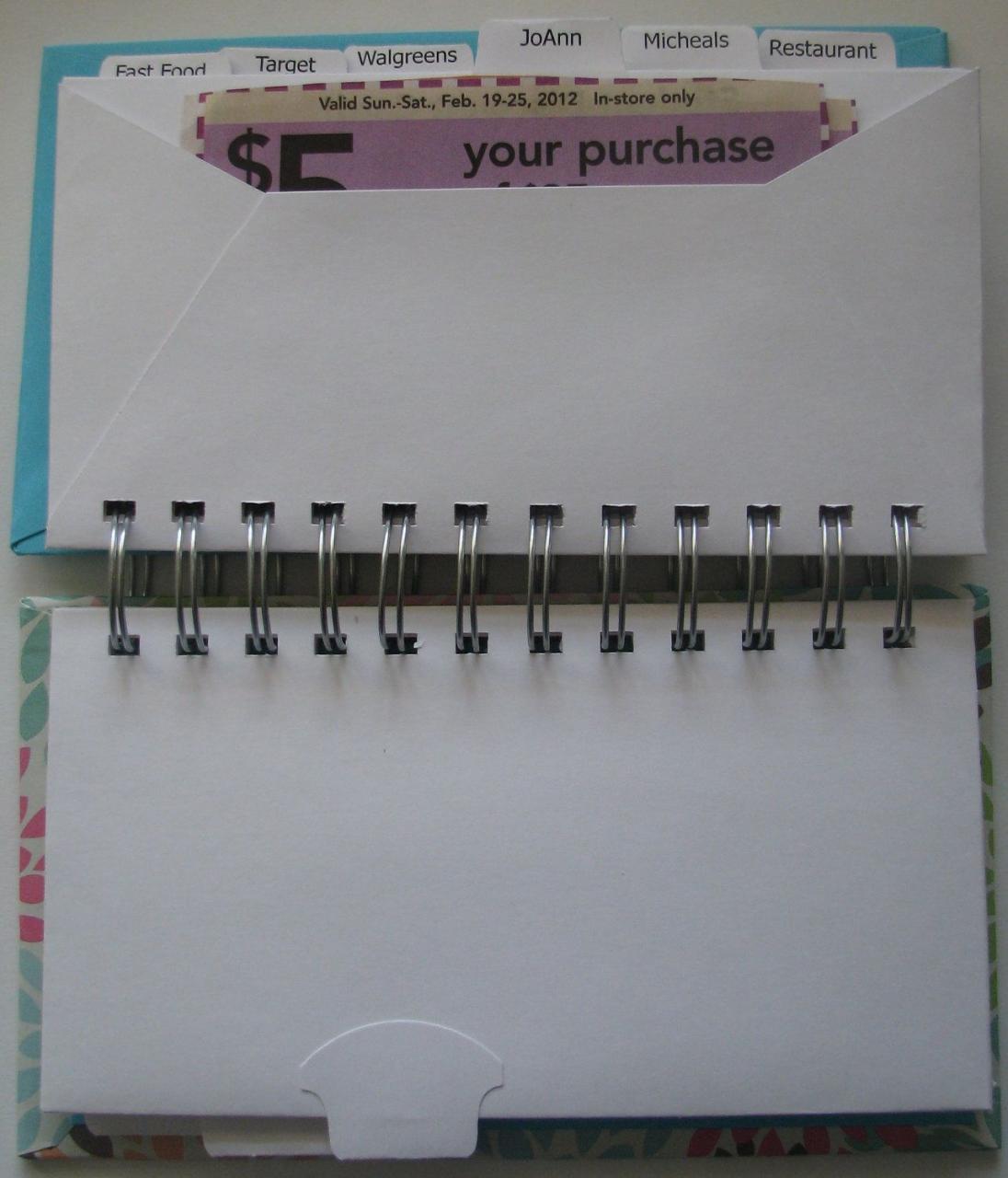 Coupon Organizer idea something to make at the pinterest party