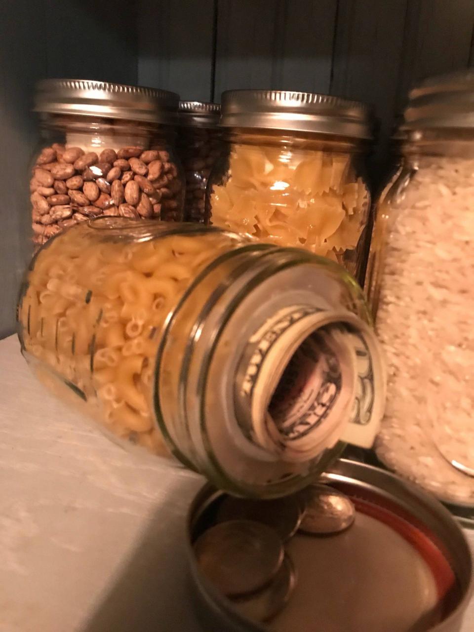 Set of 2 Mason Jar secret storage stash jars Etsy Pint Mason Jars