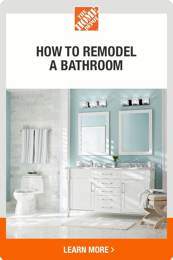 Learn how to remodel your bathroom with The Home Depot [Video] Home