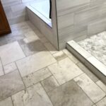 Master Bath with Versailles Tile Pattern Affordable Bathroom