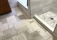 Master Bath with Versailles Tile Pattern Affordable Bathroom