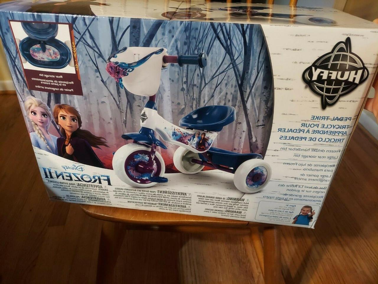 Huffy Frozen II 2 Pedal Trike Tricycle Blue
