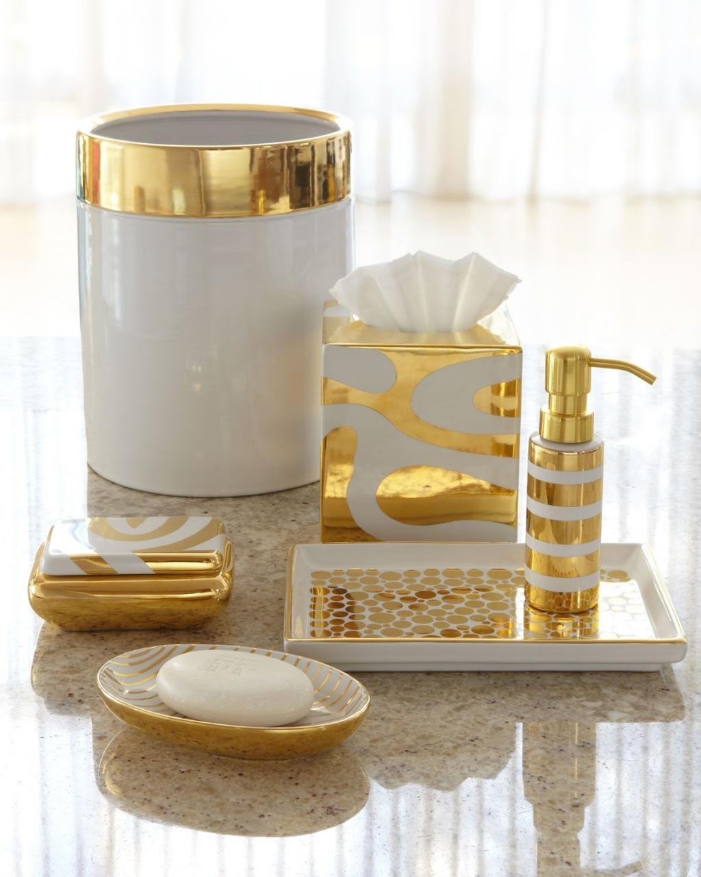 Gold Bathroom Accessories Ideas on Foter