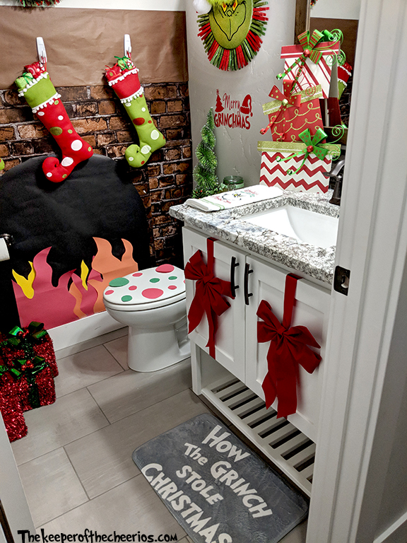christmas bathroom decor home design ideas for small spaces