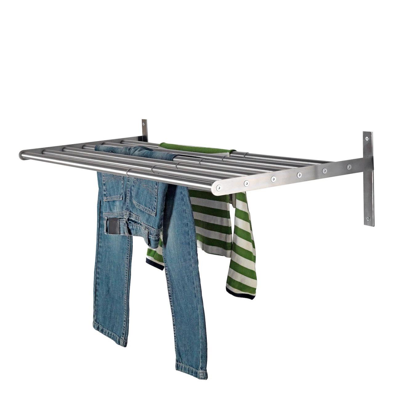 GRUNDTAL Drying rack, wall, stainless steel IKEA