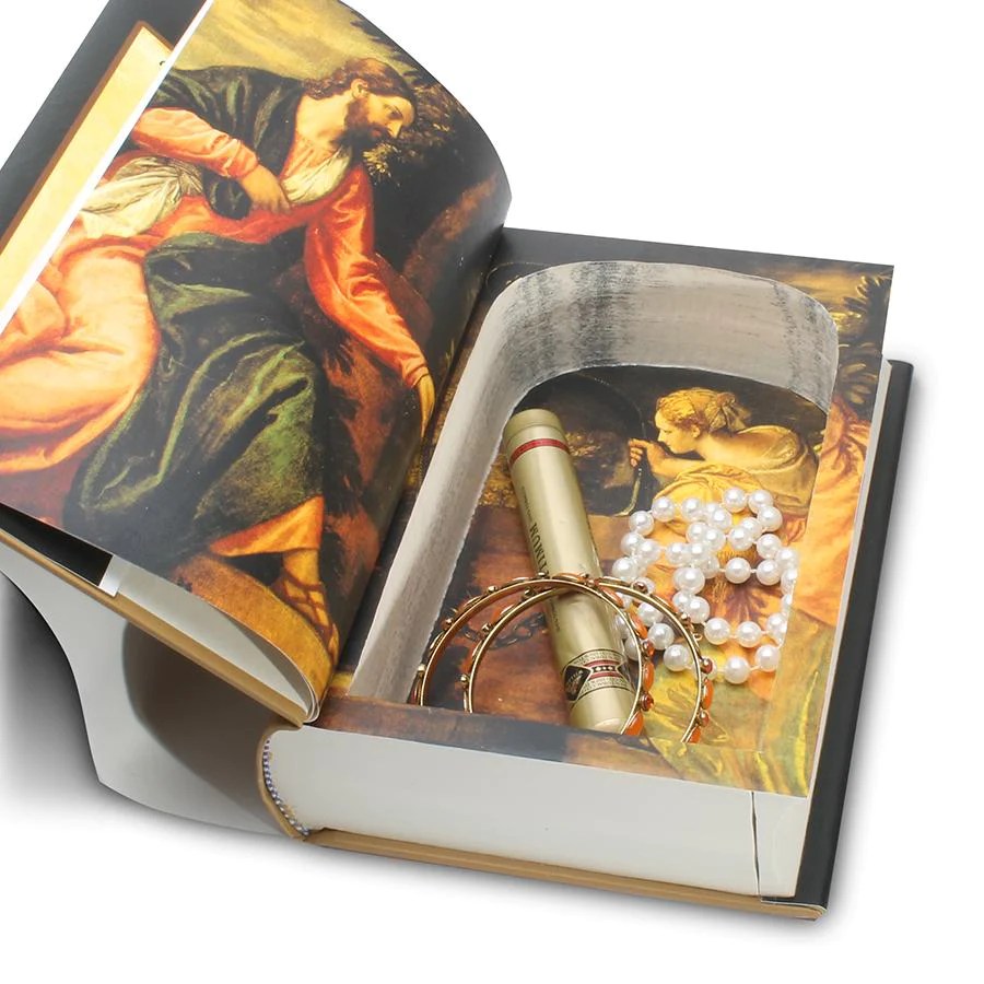 Holy Bible Secret Storage Hollow Book Safe Secret Storage Books