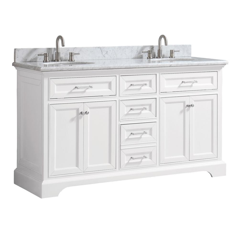 Home Decorators Collection Windlowe 61 in. W x 22 in. D x 35 in. H Bath