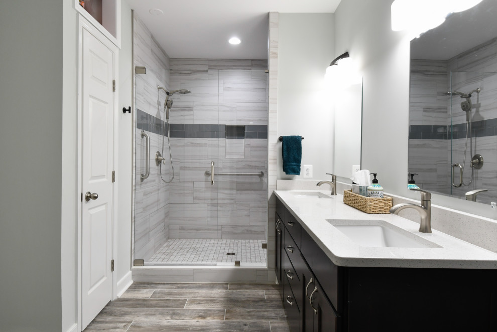 Kitchen and Primary Bathroom Remodel Fredericksburg, VA Transitional