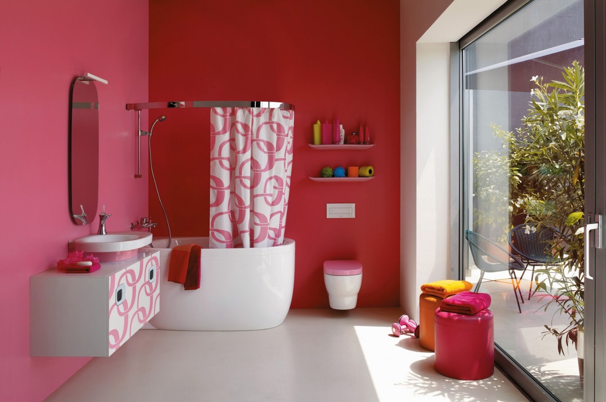 Hot Pink Bathroom Accessories I've been meaning to share this fun