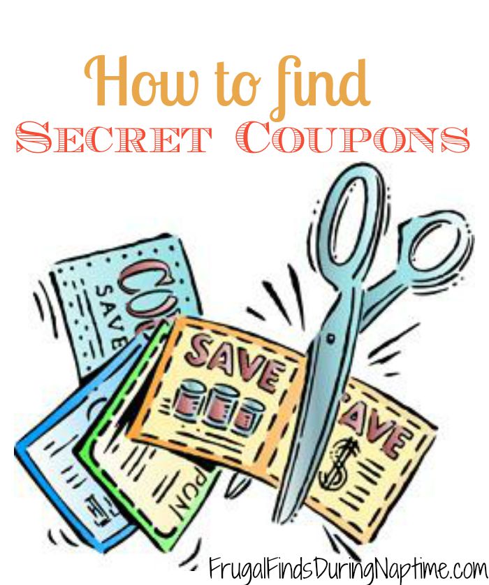 Coupon 101 How to Find "Secret Coupons" Frugal Finds During Naptime