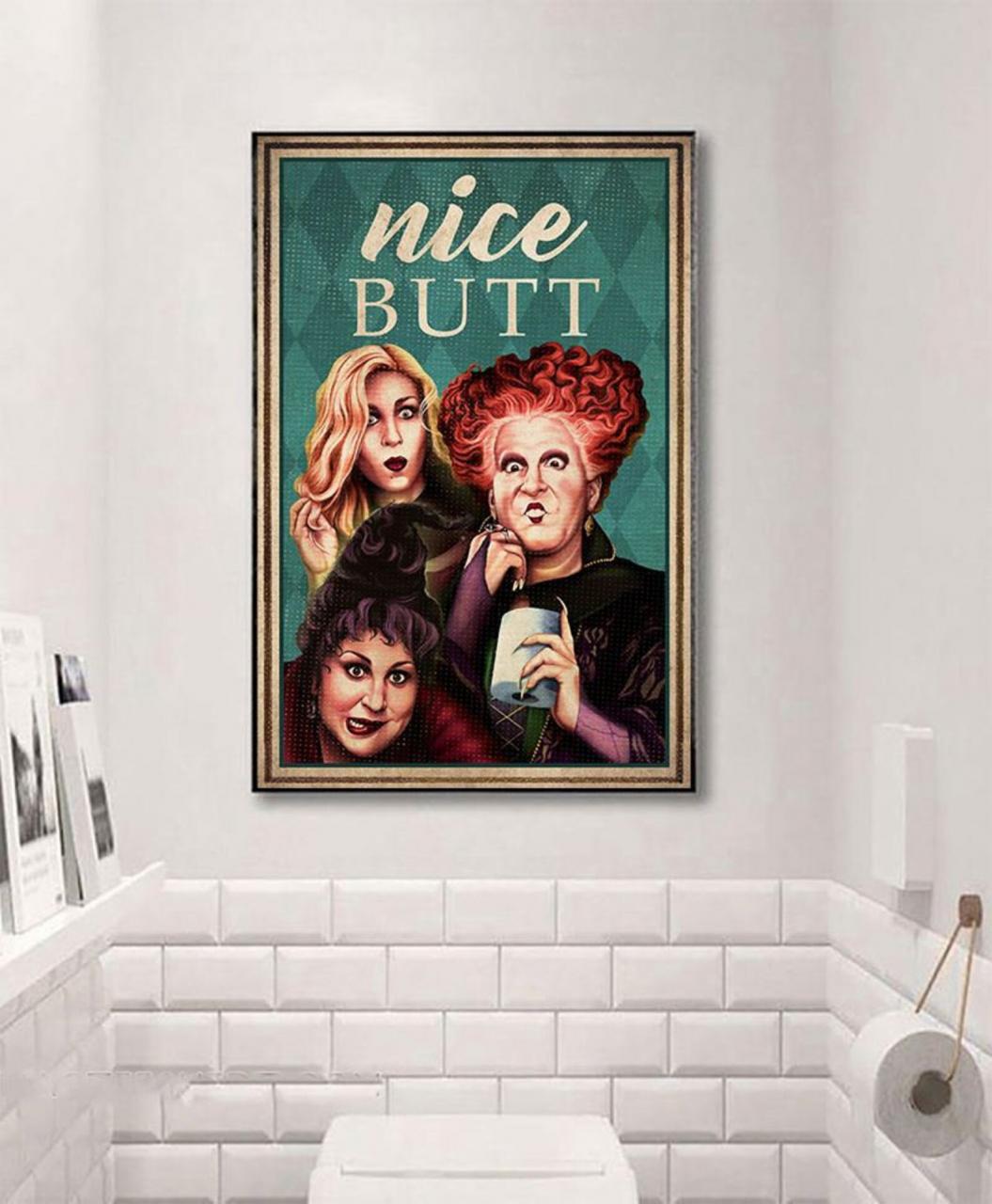 Funny Halloween Hocus Pocus Nice Butt for Bathroom 15 In Etsy