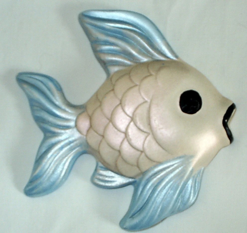1960's Vintage Ceramic Fish Bathroom Decor Etsy