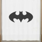 Batman Shower Curtain Batman Retro Original Bat by SHOWERCURTAINS