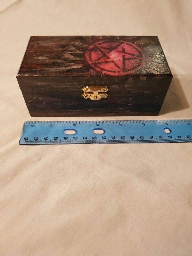Supernatural Wooden Box Supernatural Jewelry Box Etsy