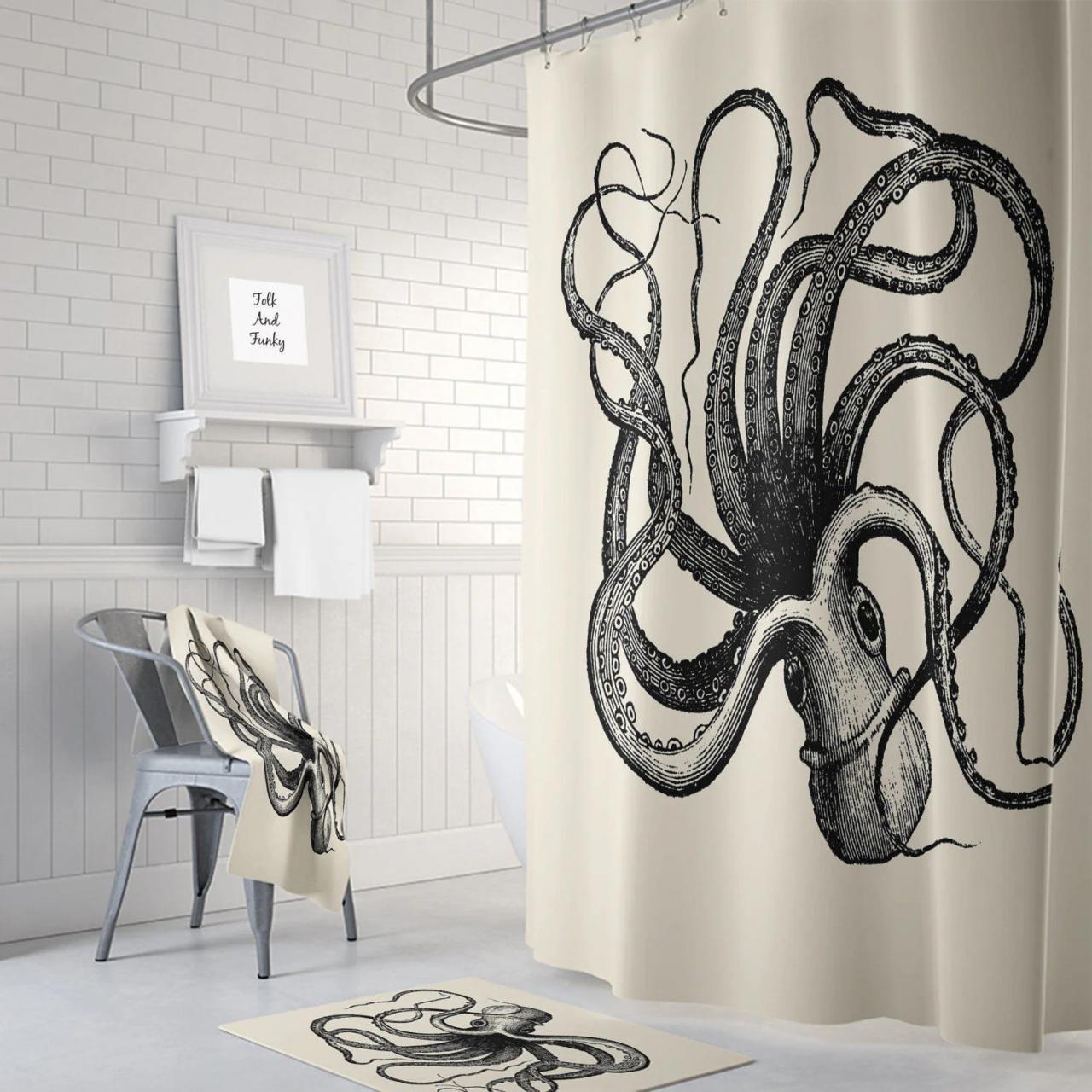 Octopus Bathroom Decor