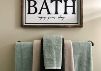 Bathroom Wood sign decor. Bath enjoy your stay. Bathroom Etsy