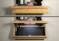 Secret Storage Shelf with personalized key 23 inch floating Etsy