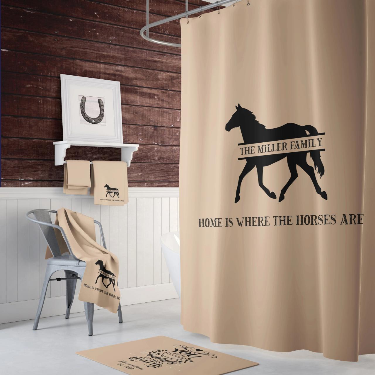 Horse Bathroom Horse Bathroom Set Horse Bathroom Decor Etsy