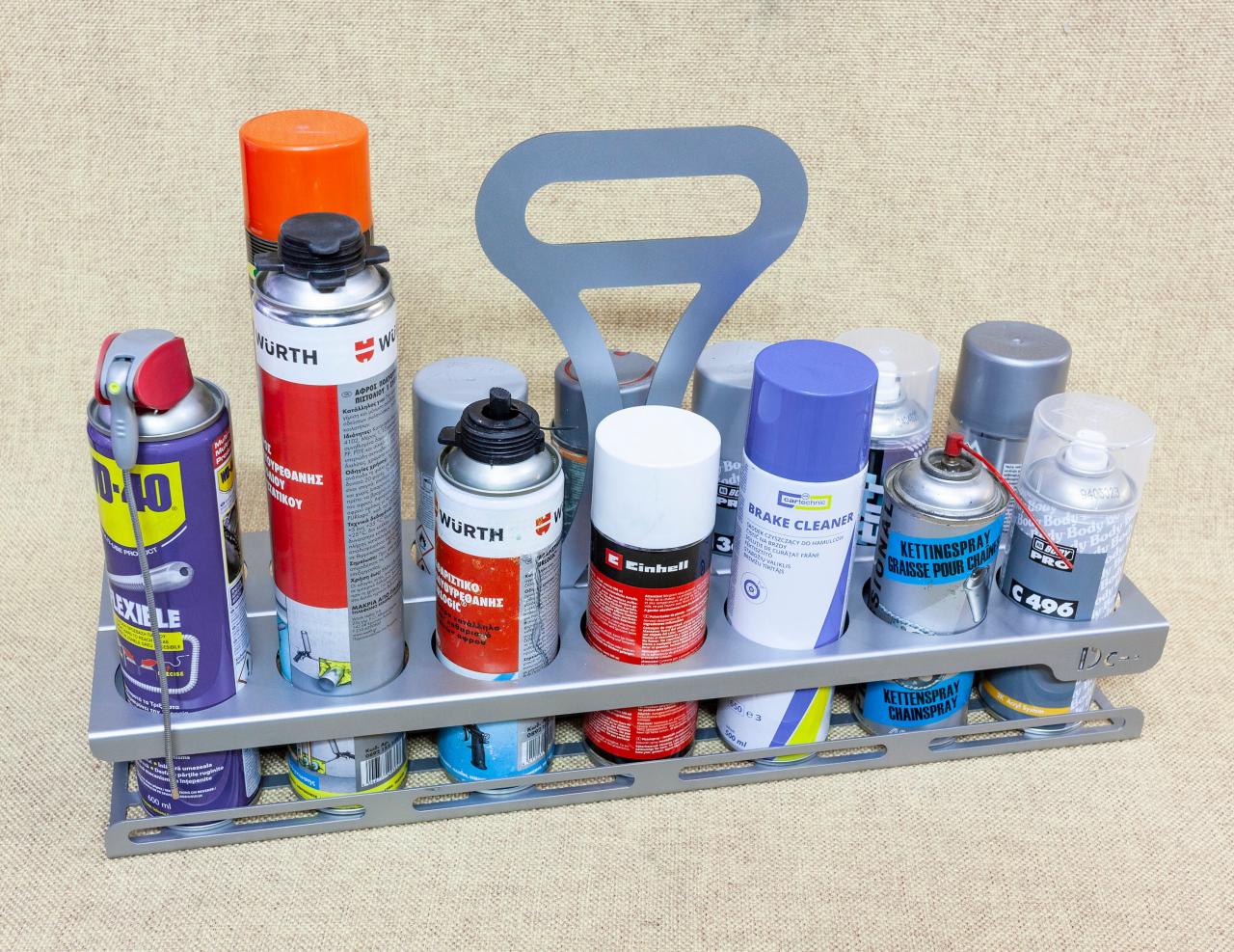 Spray Can Rack / Aerosol Can Holder & Lube Storage Rack Wall Etsy