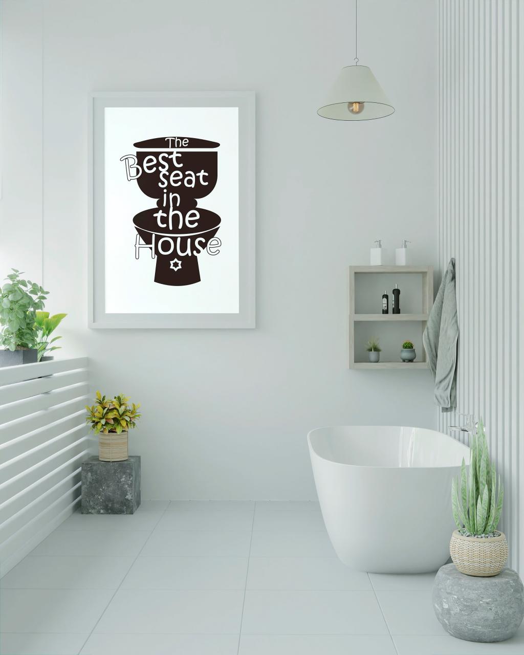 Wall Print Home Decor Bathroom Art Funny Print Toilet Art Etsy