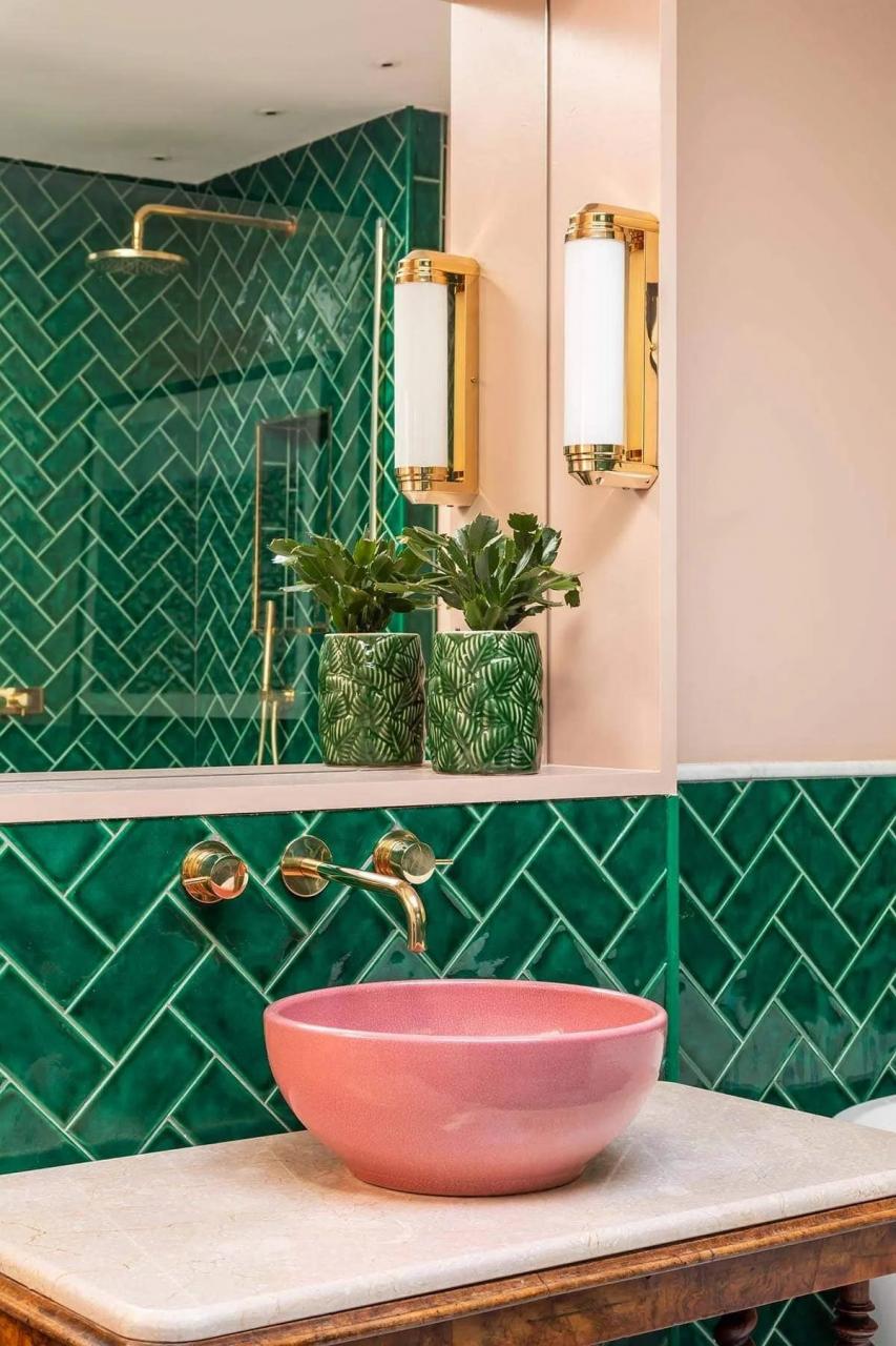 Interior Trends to Try Pink and Green Should Always Be Seen Melanie
