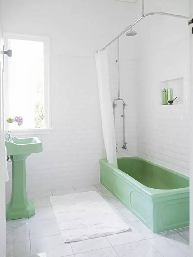 Mint Green Bathroom Accessories mint green bathroom Bathroom colors