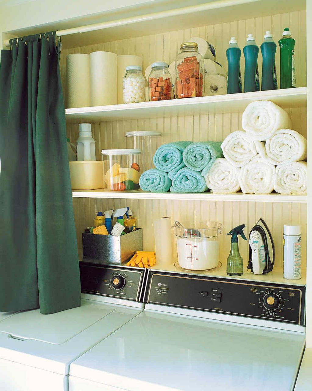 Save Space in Bathrooms and Laundry Rooms Martha Stewart