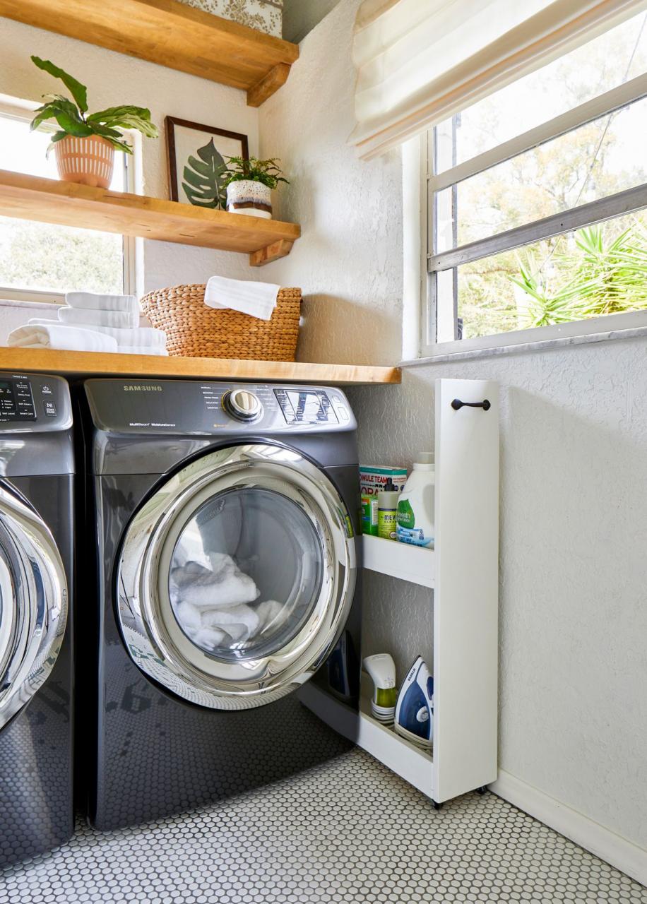6 Hidden Laundry Room Storage Ideas That Conceal Clutter