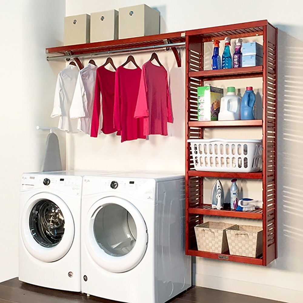 15 Useful Wooden Shelves For A Laundry Room VisualHunt