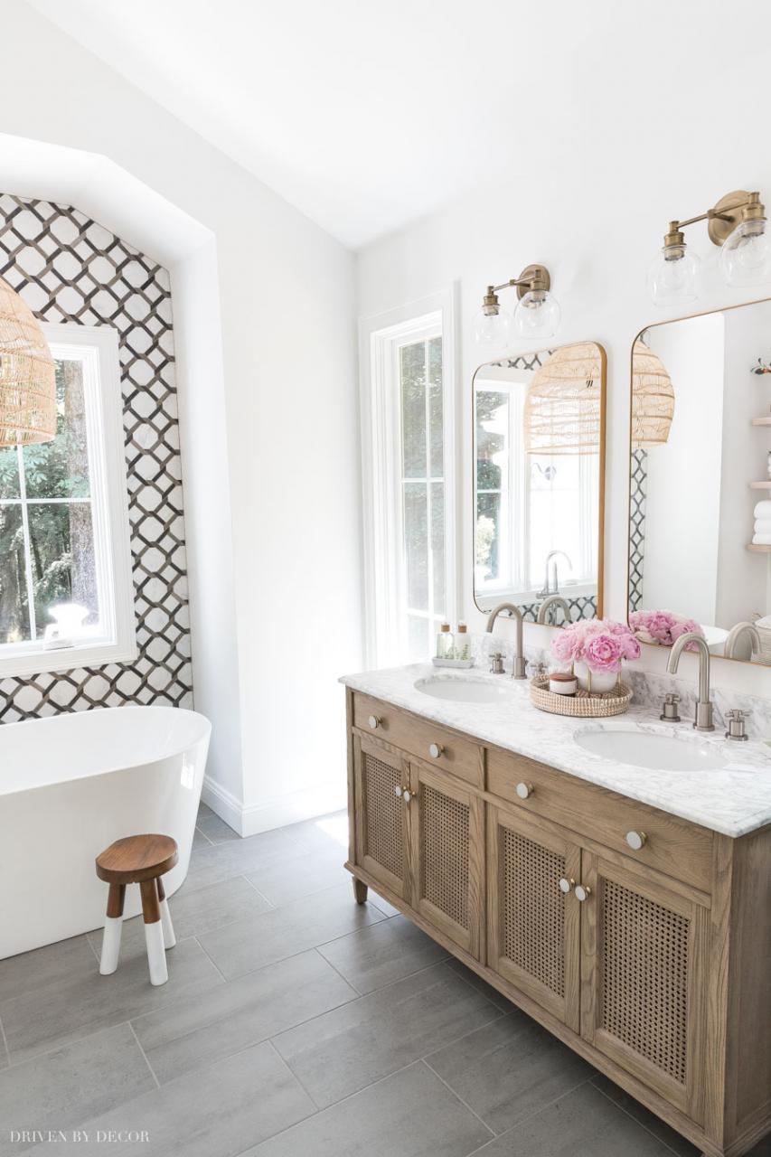 Our Master Bathroom Reveal!!! Driven by Decor
