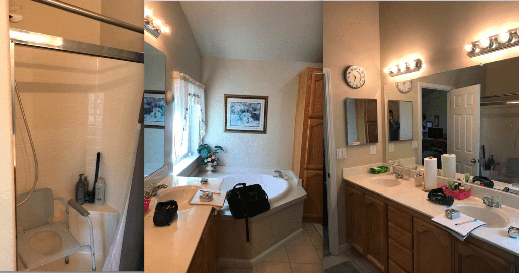 Before & After Mobile Home Bathroom Remodel