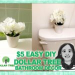 QUICK DIY DOLLAR TREE BATHROOM DECOR 2 FOR 5! YouTube