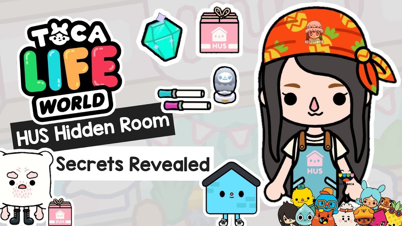 HOW TO UNLOCK SECRET STORAGE ROOM AT THE HUS MALL TOCA LIFE WORLD YouTube