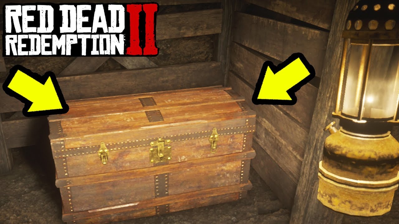 HIDDEN CHEST LOCATION WITH SECRET ITEM in Red Dead Redemption 2! RDR2