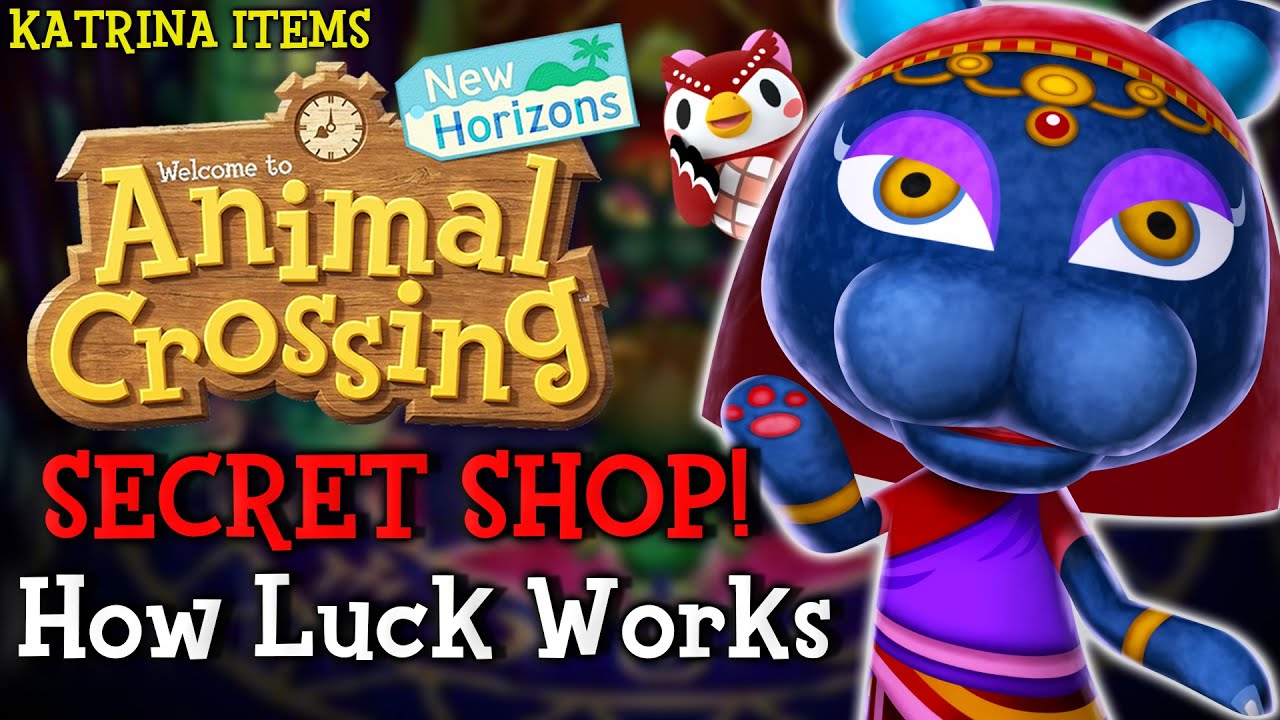 KATRINA'S SECRET SHOP & LUCK EXPLAINED! ACNH 2.0 Secrets in Animal