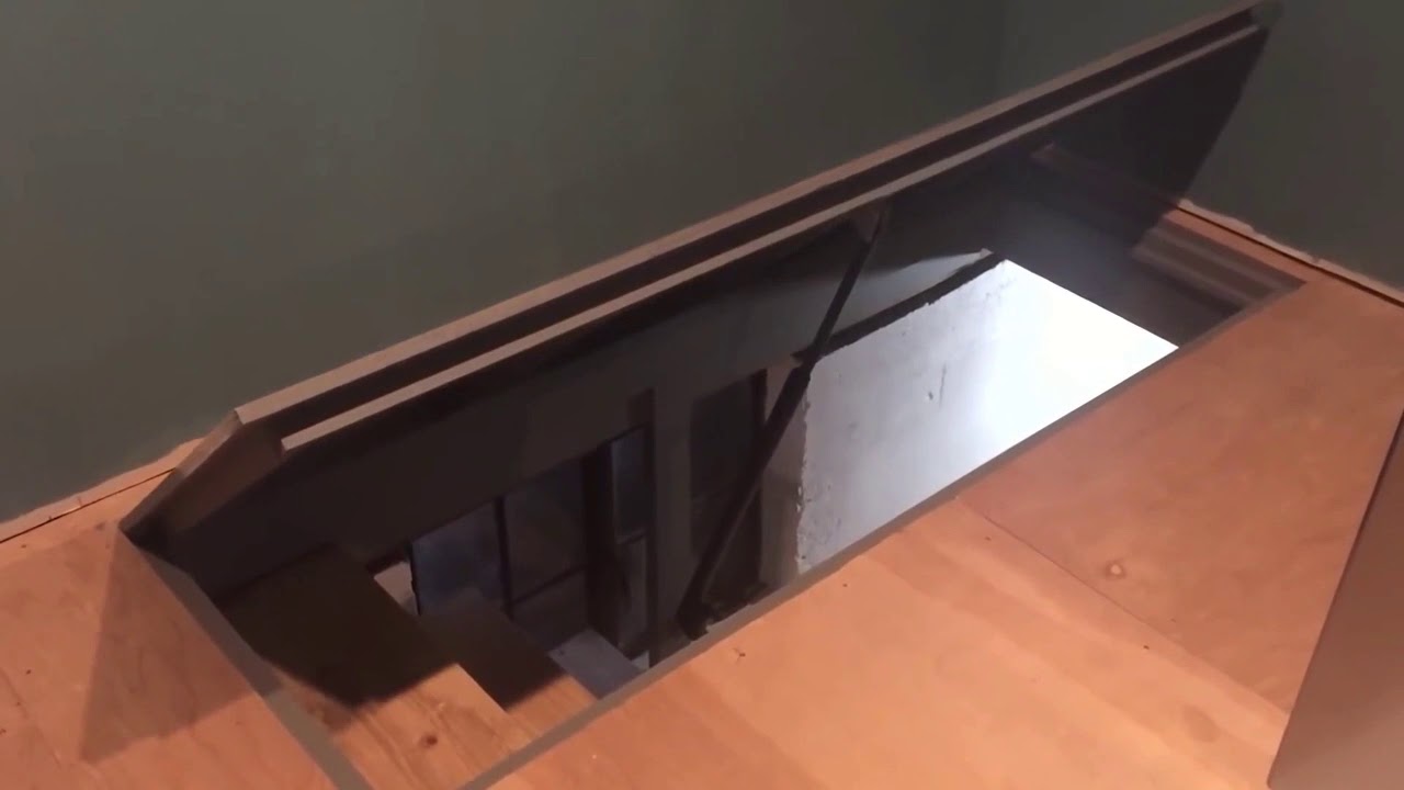 Space under the floor massive underfloor storage for tiny house